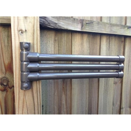 Outdoor LampWM6-BRZ Wall Mount 6 Bar Towel Rack; Bronze